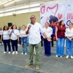 Presidente Luis Abinader y ministro Kelvin Cruz entregan pabellones deportivos en La Romana.